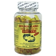 Golden Alaska Deep Sea Fish Oil Omega-3-6-9 Softgels, 1000 Mg, 100 Ct