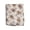 Beige, variant on Day of the Dead Theme Scarf - Red