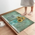 thumbnail image 4 of Mason Jar Sunflowers Kitchen Rugs and Mats Set of 2, Non Slip and Durable Comfort Floor Mat for Home Sink Laundry Office Use Nice Gift 18x30inch+18x47.2inch Vintage Style Farm Flowers, 4 of 6
