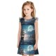 thumbnail image 1 of Fotbe Moonlit Sea Sailboat Vestido de Dormir para Niñas de 3 a 10 Años, Mangas Cortas, Estilo Princesa, Pijama Camisón con Mangas Voladas-X-Large, 1 of 6