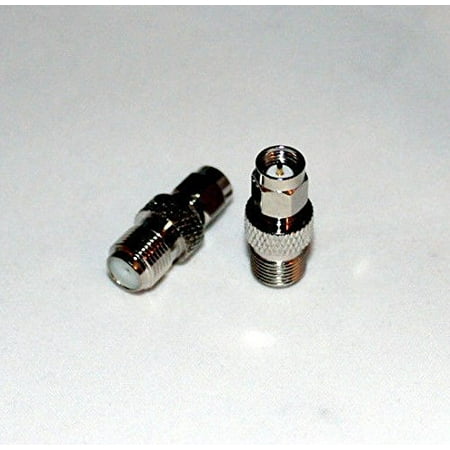 Fast Connector - SMA Male to F female coax RF connectors adapters; Fast Shipping; US Seller