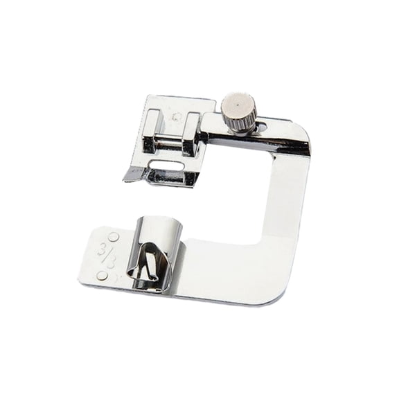 Wide Rolled Hem Pressure Foot Sewing, 1 Pc Machine Presser Foot, Hemmer Foot, Universal Sewing Rolled Hemmer Foot, Compatible with for Most Low Shank Sewing Machine, 0.24 Inch