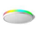 thumbnail image 1 of TALOYA Alexa Ceiling Light Smart, WiFi, Compatible with Google, 15.8 Inch Modern Dimmable Flush Mount LED Light Fixture for Living Room Office Kitchen, 28W RGBW, 1 of 7