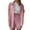 Pink, variant on Timegard Summer Sets for Women 2 Piece Lapel Neck Shirts Elastic Waist Shorts Casual Loose Outfits
