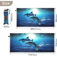 thumbnail image 4 of Coolnut Dolphin Jumping Beach Towel Soft Absorbent Quick Dry Sand Free Lightweight Polyester Camping Towels for Beach Travel Swim 31x71 in Wash cloth, 4 of 7