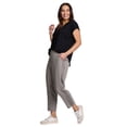 thumbnail image 6 of RBX Active Women's Plus Size Ribbed Side Woven Ankle Pant With Pockets, 6 of 6