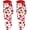 White Base, variant on 2 Rolls Wired Ribbon Christmas Tree Burlap Ribbon Green Red Glitter Polka Dot Sparkly Christmas Tree Decoration DIY Bows Wreath 2.5 Inch X 6 Yard Per Roll