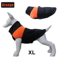 thumbnail image 4 of Abrigo de invierno para mascotas Greeniant impermeable y cortavientos naranja 1XL, 4 of 6