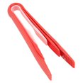 thumbnail image 4 of 3 PCS Multifunctional Plastic Bread Tongs Food Clamps for Home Bakery (Red), 4 of 4