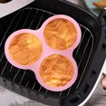 thumbnail image 4 of Silicone Air Fryer Egg Pan Baking Tools Reusable Air Fryer Egg Mold for Baking,Hamburger Bun Pan,Air Fryer Accessories, 4 of 8