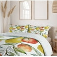 thumbnail image 6 of Ambesonne Colorful Duvet Cover Set, Orange Clementine Tree, 2-Calking, Multicolor, 6 of 7