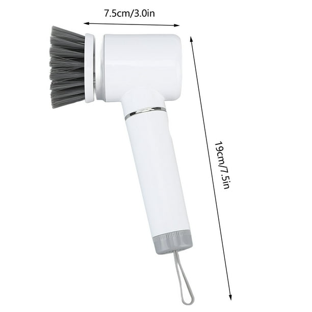 Épurateur rotatif électrique, brosse de nettoyage sans fil avec 8 têtes de  brosse