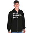 thumbnail image 5 of Best Husband Ever Trophy Hubby Gift Zip Hoodie Sweatshirt Men Brisco Brands X, 5 of 6