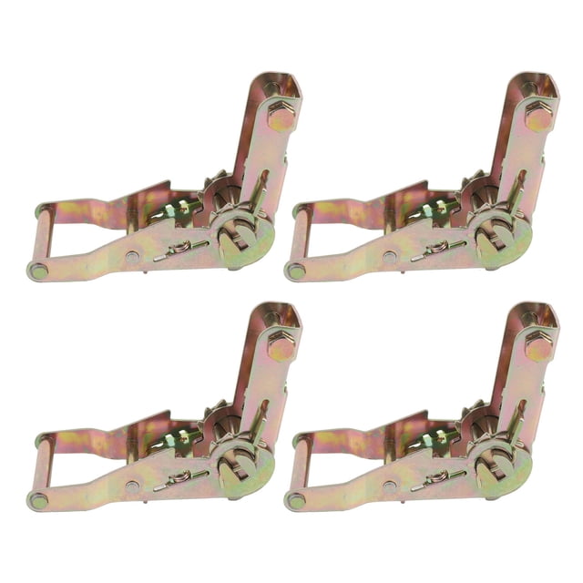 Tensor De Trinquete, Tensor De Amarre De Trinquete De Alta Resistencia, Ajuste De Correa Ancha De 1-1/16, Fuerza De Tracción De 1500 Kg, 4 Piezas Para Automóvil, Camión,