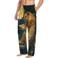 thumbnail image 6 of Sikiie Leopard Reading Tarot Cards Pajama Pants Men, PJ Bottoms, Sleep & Lounge Pants-Large, 6 of 6