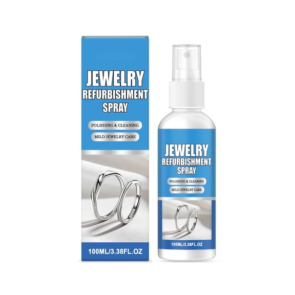 Silver Cleaner, Jewelry Cleaner Silver Polish, for Pure Silver Pure Gold, Removes Tarnish & Restores Shine, Fast Dipping Solution for Silver & Gold, Gentle Anti-Tarnish liquid