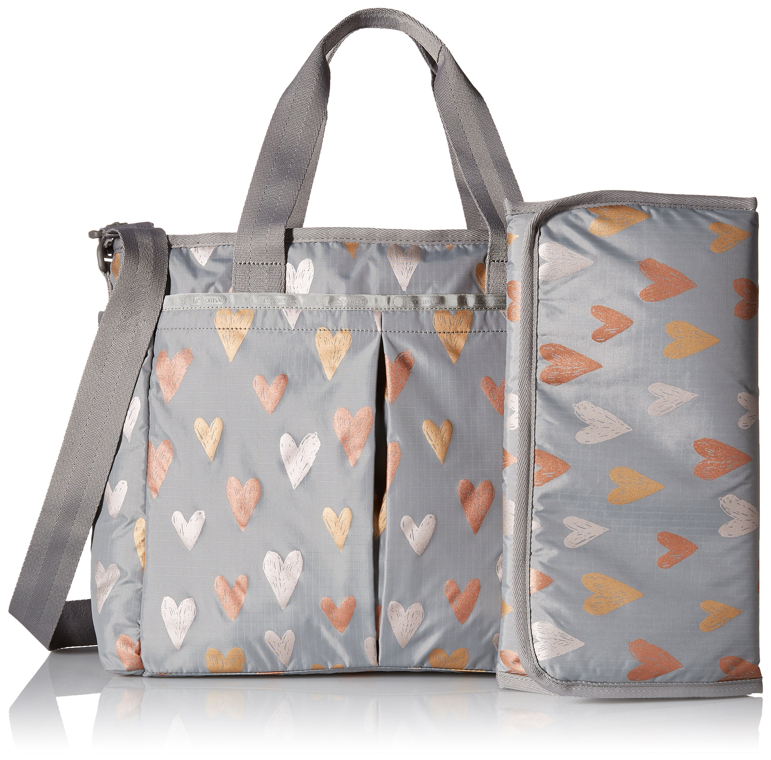 Lesportsac Ryan Baby Bag Glimmer Hearts Baby Bag Glimmer Hearts