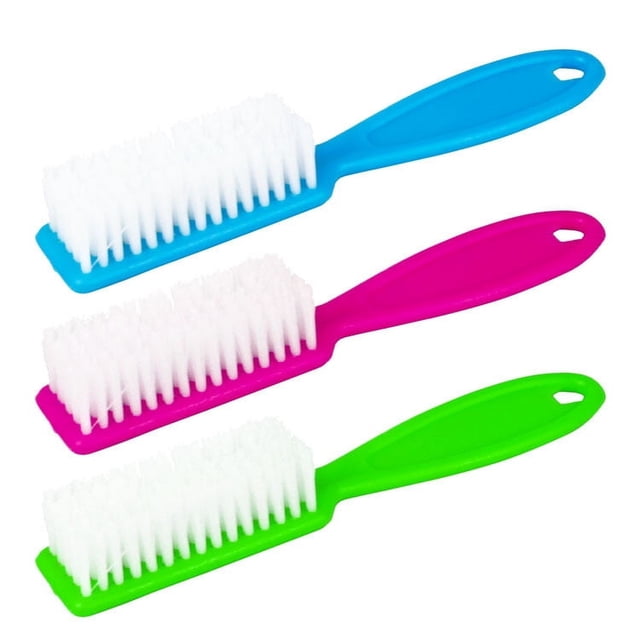 Herramientas para uñas Suministros para uñas Cepillo para uñas Cepillo para limpiar uñas Cepillo grande Cepillo de plástico con mango largo