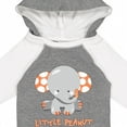 thumbnail image 4 of Inktastic Little Peanut Cute Baby Elephant Boys or Girls Long Sleeve Baby Bodysuit, 4 of 5