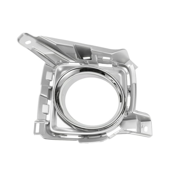Parrilla de Luz de Niebla Frontal Izquierda No.5204060080 Inserciones de Cubierta de Luz de Niebla Inferior Frontal para Toyota Land Cruiser 2012-2015 Tono Plateado ABS 1 Pc