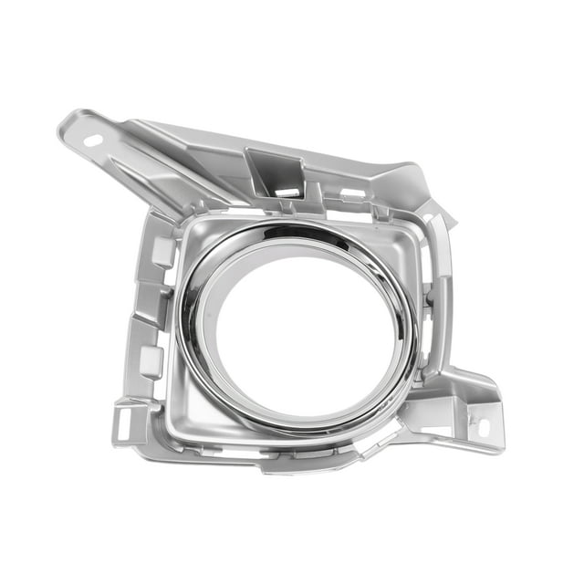 Parrilla de Luz de Niebla Frontal Izquierda No.5204060080 Inserciones de Cubierta de Luz de Niebla Inferior Frontal para Toyota Land Cruiser 2012-2015 Tono Plateado ABS 1 Pc