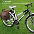 thumbnail image 3 of Sillín de equipaje para bicicletas Yuarrent Alforjas de Lona para motocicleta Caja de herramientas laterales Portaequipajes para asiento trasero Negro OD032116-02, 3 of 6