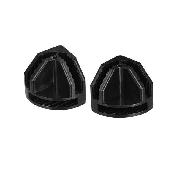 Uxcell 23x23mm Plastic Wire Cube Connectors, Grid Buckle Clip Black 20Pack