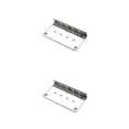 thumbnail image 2 of Sonducket Guitar Bridge Baseplate Plate Elaborate Stable Replacing Bass Manual Metal Accessories Part Parts Replacement Universal Plata 2piezas, 2 of 6
