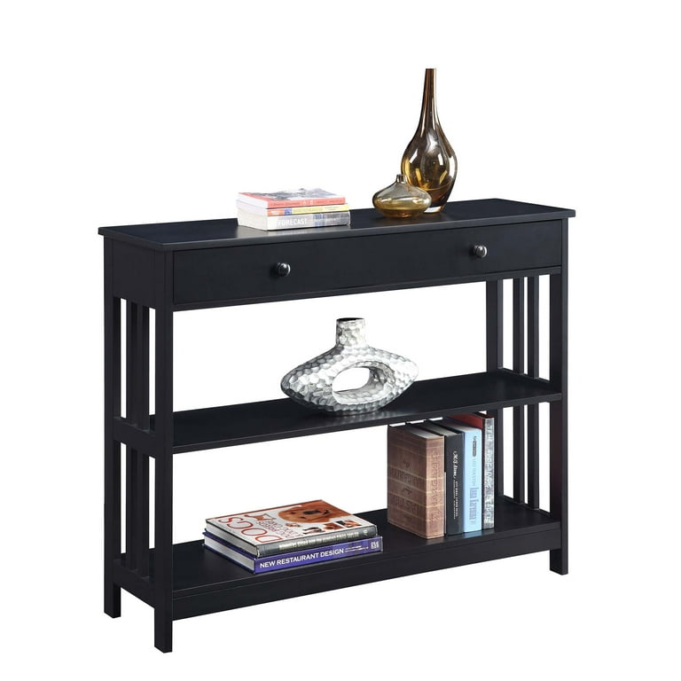 Convenience concepts mission 1 on sale drawer console table
