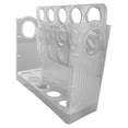 thumbnail image 3 of Yucurem 30 Grids Large Egg Storage Box Egg Case Holder Transparent with Handle Kitchen Storage (Clear), 3 of 9