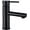 Black, variant on Bathroom Sink Faucet Brass Single Handle Basin Mixer Tap with Aerator Single Hole Sink Faucet Hot and Cold Water Bathroom Faucet Countertop Installation Black