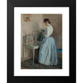 thumbnail image 2 of Herman Norrman 19x24 Black Modern Framed Museum Art Print Titled - Lady Reading a Letter (1892), 2 of 5