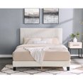 thumbnail image 2 of Queen Bedroom With Upholstered Headboard And Nightstand, Elegant Style Decoration 2 For Queen, 3d Bed Stylish, 2 of 6