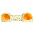 thumbnail image 3 of Escondite para hámster, túnel para conejillos de indias, jaula portátil y transpirable, accesorios para conejos, casa para animales pequeños, erizos y Piña amarilla, 3 of 8