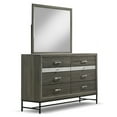 thumbnail image 4 of Furniture of America Joolen Wood Gray 6-Piece Full Bedroom Set, 4 of 8