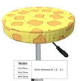 thumbnail image 4 of Balery Toast Fundas de asiento para taburete de bar redondo de tela de terciopelo ajustables que protegen de arañazos y manchas para sillas de 14 a 17 pulgadas.-12 inch, 4 of 7
