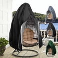 thumbnail image 1 of Yuarrent Cubierta impermeable para silla de Patio, silla columpio, cubierta protectora antipolvo con cierre de cremallera, funda protectora para Suministros de limpieza para el hogar Yuarrent HA017319-00, 1 of 1