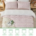 thumbnail image 3 of Gogreen Queen Duvet Cover Set, Soft & Breathable Microfiber 3 Pieces Queen Bedding Sets, Pattern Queen Comfy Duvet Cover Set, with Zipper Closure (Queen), 3 of 8