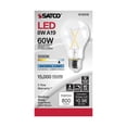 thumbnail image 3 of SATCO S12418 8W 120V LED Bulb A19 E26 Base 5000K Dimmable (6 Pack), 3 of 12