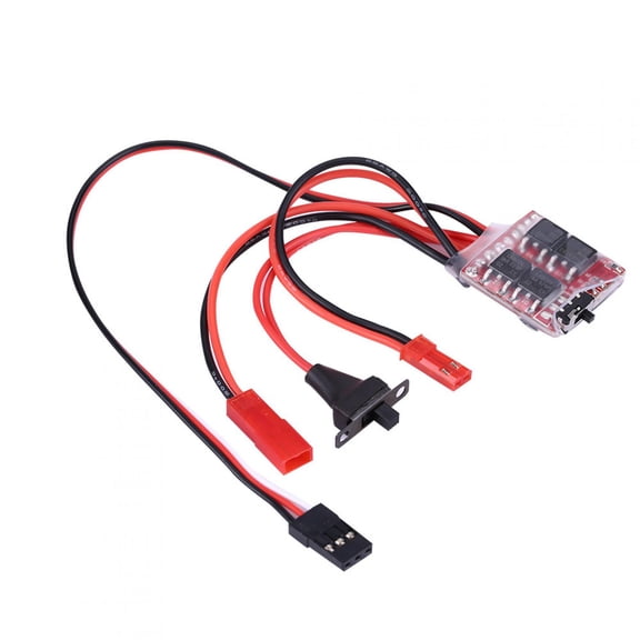 YLSHRF 20A Brushed ESC,ESC,20A Brushed ESC Electronic Speed Controller With Brake for RC Car / Boat