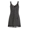 thumbnail image 5 of MVRLSH Nightgowns for Women Casual Loose Sleeveless Midi Tank With Functional Side Pockets Summer Outfit Cami Dress Black - M, 5 of 5