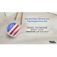 thumbnail image 4 of 10 American Flag Stress Balls Pack - Round, Stress Reliever, Hand Therapy, Lightweight - USA Flag, 4 of 5
