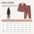 thumbnail image 4 of Picia Dragons2 Pattern Women’s Long-Sleeve Sleepwear Set - Soft 2-Piece Loungewear with Pockets, Comfy PJs for Relaxing Nights-, 4 of 7