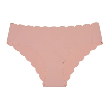 

YWDJ Women s Underwear Women Seamless T Pants European And American Leopard Print Thongs Low Waist Breathable Panties Pink L