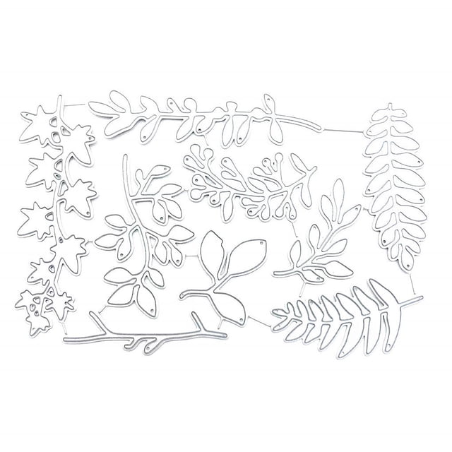 Injueey Troqueles de corte, plantilla de corte de acero de alto carbono, molde de grabado de Metal, herramienta auxiliar DIY para álbum de recortes, Artesanía Injueey HA019339-00