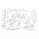 thumbnail image 1 of Ounissouiy Troqueles de corte, plantilla de corte de acero de alto carbono, molde de grabado de Metal, herramienta auxiliar DIY para álbum de recortes, Artesanía Ounissouiy HA019339-00, 1 of 6