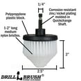 thumbnail image 6 of Drill Brush Power Scrubber by Useful Products - Car Detailing - Car Cleaning Kit - Carpet Cleaner - Glass Cleaner - Leather Cleaner - Window Cleaner - Car Cleaner - Car Wash Brush - Car Wash Kit, 6 of 8