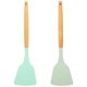 thumbnail image 1 of GOOHOCHY 2 espátulas de silicona resistentes al calor, antiadherentes, para cocina, para voltear pescado., 1 of 8