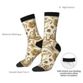 thumbnail image 2 of Yiaed Indian Paisley Print Great elasticity Crew Socks Sports socks for Men and Women, 2 of 5