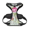 thumbnail image 5 of Gaeub Vintage Wood Background with Floral Gaeub Vintage Wood Background with Floral No Pull Dog Harness, Secure and Adjustable Pet Vest for Outdoor Activities - Small, 5 of 8
